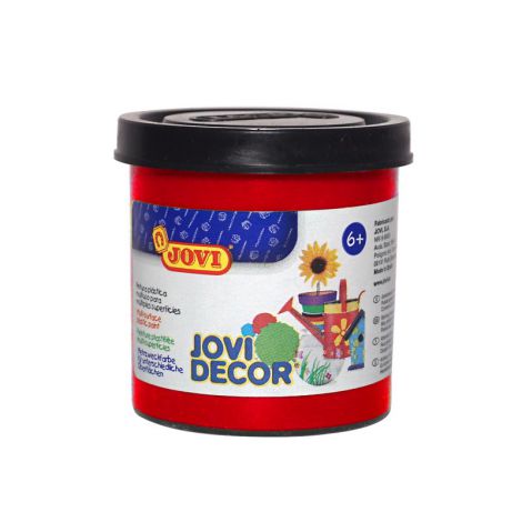 Farba akrylowa Jovi Dekor 55ml, Czerwona